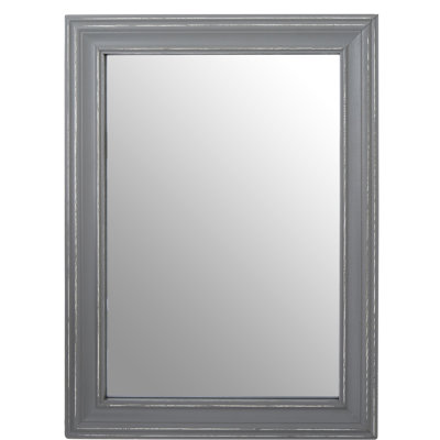 Matthews Solid Wood Flat Wall Mirror