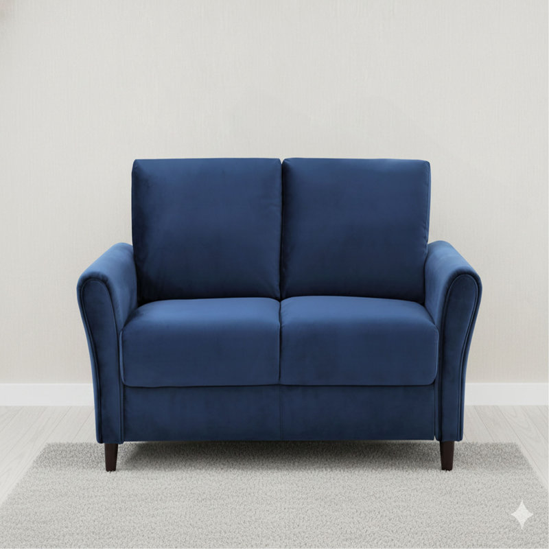 Canapé Patricia, Dark Blue Polyester