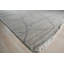 Gray Hand-Knotted Wool Diamond Weave Modernist Design Modern Contemporary Carpet Rug-1222144411