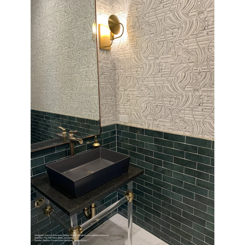 Cloe Ceramic Tile, Green