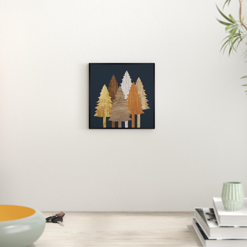 «Wooden Trees», reproduction, H 12 po x l 12 po x P 0,5 po, Toile