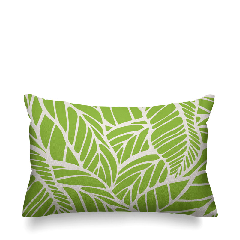 Housse et insert de coussin extérieur d'extérieur, 19 po x 19 po, Vert, Carré