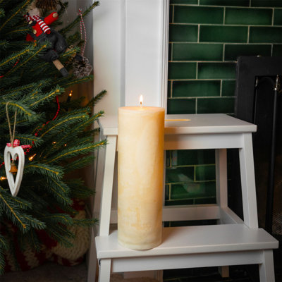 Vanilla Scented Pillar Candle