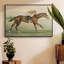 Équitation rétro II, reproduction d'art sur toile-92469905-92469900
