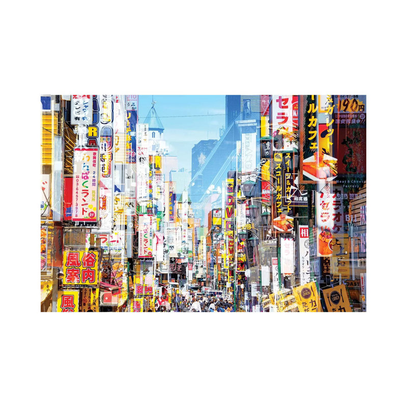 Shinjuku II by Philippe Hugonnard - Wrapped Canvas Painting, 152.5 cm H x 101.5 cm W