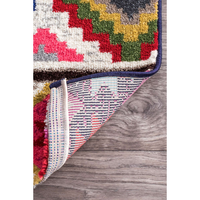 Southwestern Area Rug, Round 152cm