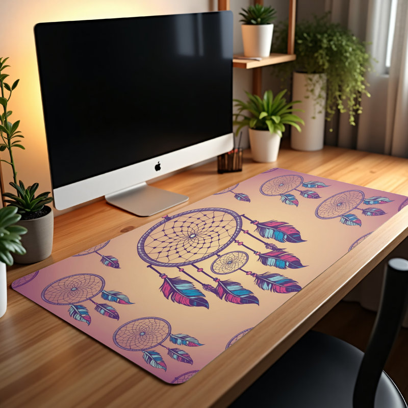 Polyester Desk Pad, 14.4x12.1