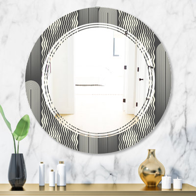 Triple C Mimimal Design II Modern & Contemporary Frameless Wall Mirror