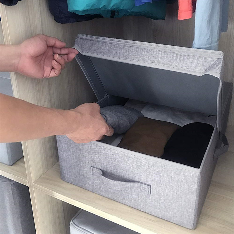 Latitude Run Fabric Decorative Bin