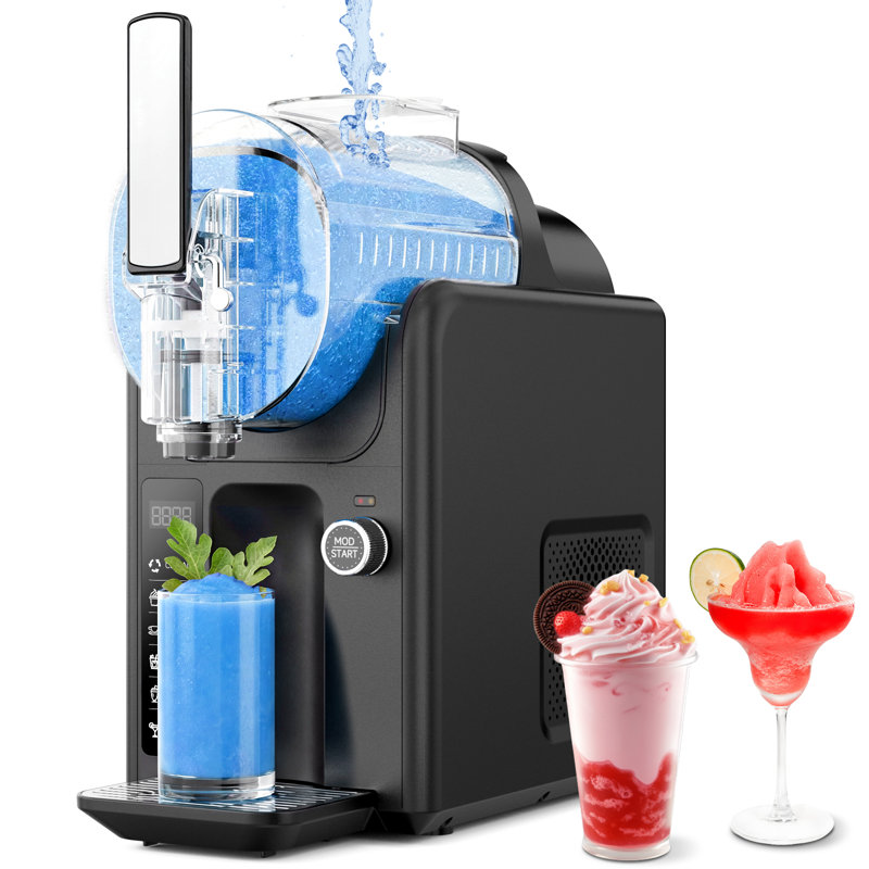 Machine à neige fondue 6-en-1 - 57 oz. Un seul bol pour les smoothies, les frappes et les mets tendres, 58 oz