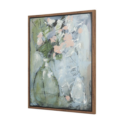 Posies I By Studio Hand Embelished Textured Framed Canvas Artwork