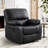 37.4" Wide Breathable Leather Manual Recliner, Modern Reclining Chair (Set Of 2)