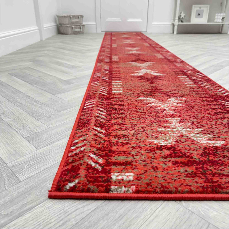 Runner Geometric Area Rug, Runner 60 x 150 cm