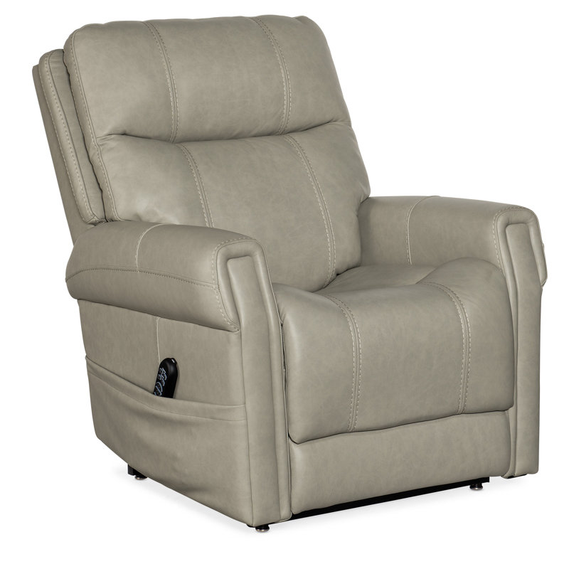 Aslin Genuine Leather Power Lift Recliner