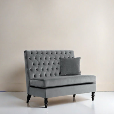 Velvet Upholstered Bench
