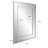 Maizah Glass Flat Wall Mirror
