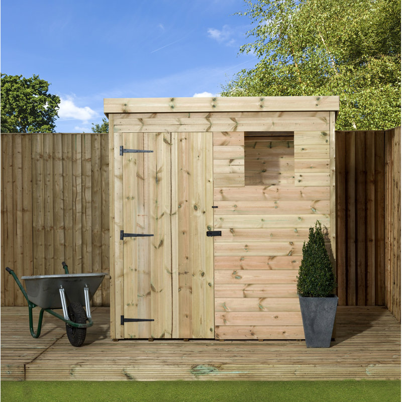 5 Ft. W x 5 Ft. D Shiplap Pent Wooden Shed