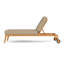 Alpine Outdoor Teak Chaise Lounge-1700104262