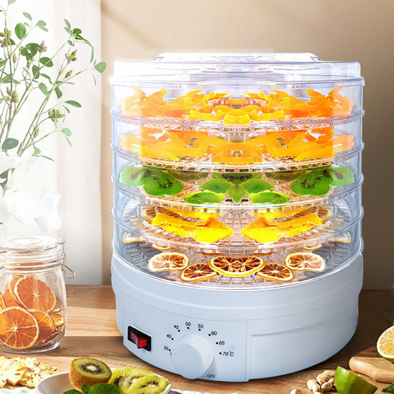 5-trays Food Dehydrator Machine Adjustable Temperature For Jerky/fruit/vegetable