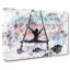 Aerialist Gymnastics at Sunset in Abstract - Wrapped Canvas-55368854