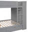 Lit superposé double au-dessus de double avec 2 tiroirs et armoire multicouche, gris-2056611596-2056611602