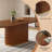 86" Mid Century Dining Table Set With 8 Pieces Dining Chairs