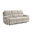 Tation Chenille Electric 3 Seater Reclining Sofa-124301323