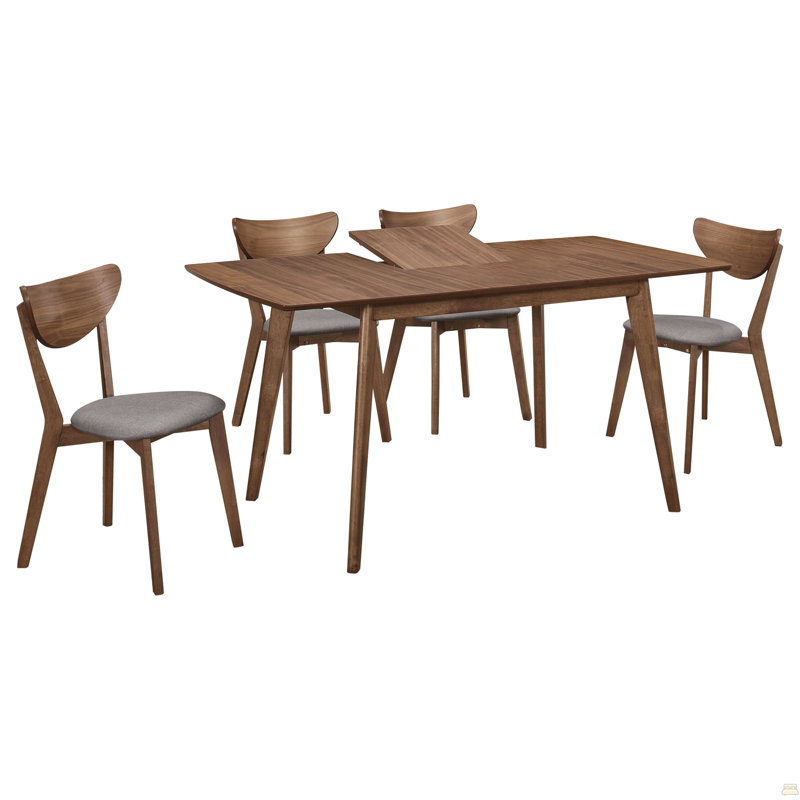 Ensemble de salle à manger 5 pièces, 5 pièces: table, 4 chaises