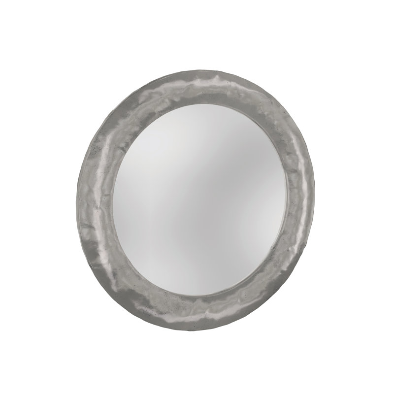 Prado Aluminum Round Wall Mirror