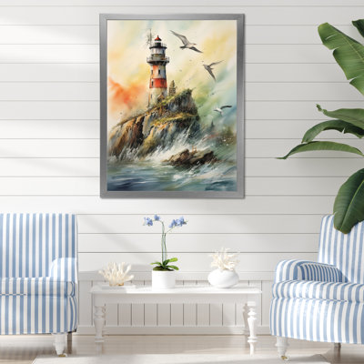 Océan tour de guet V sur toile
