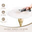 Petite table d'appoint, table d'appoint ronde, table à piédestal en métal moderne, table à martini décorative cannelée, table d'appoint minimaliste pour petits espaces-1823298243-1823298240