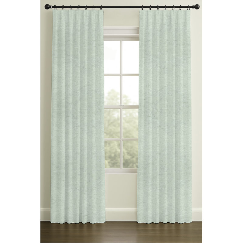 Inverted Pleat Single Lining Cotton Matelessre, Ivory