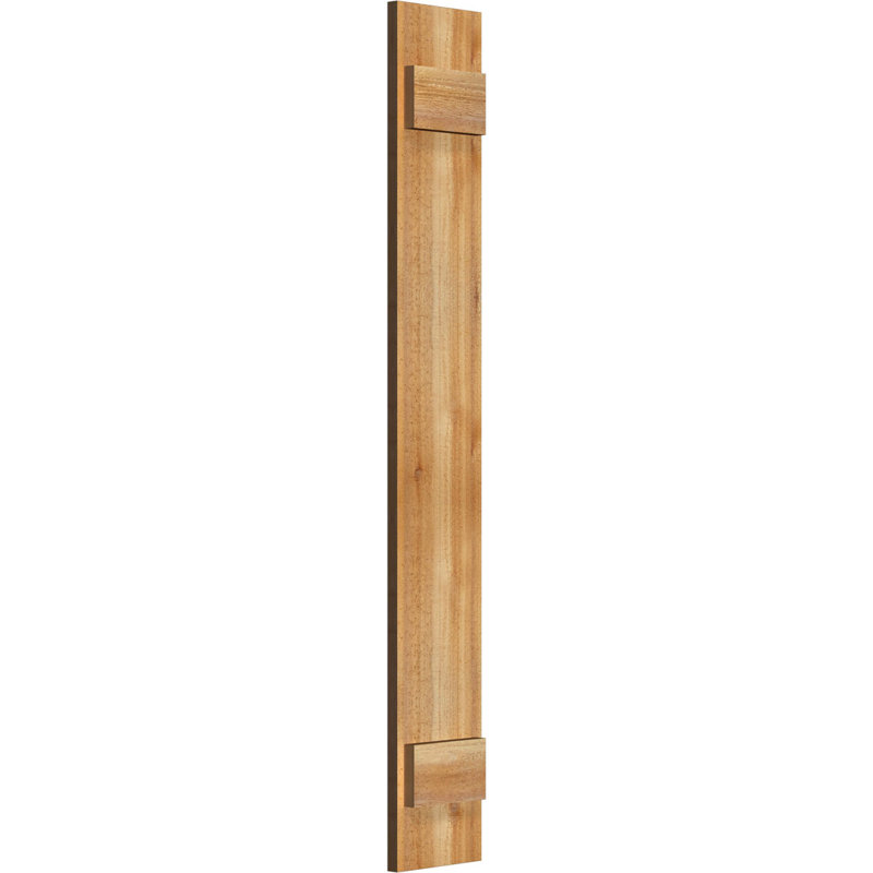 TimberCraft 5 3/8 "planches jointes à panneaux n-batten, cèdre rouge de l'Ouest (par paire), 21 1/2 po, 47 po