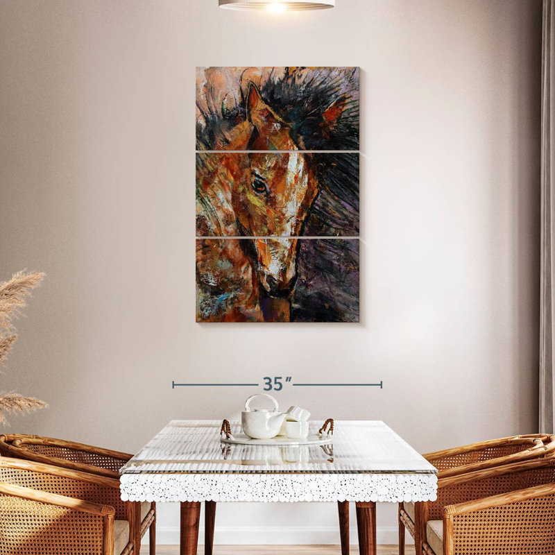 Brampt Colt Horse, 45" H x 28" W
