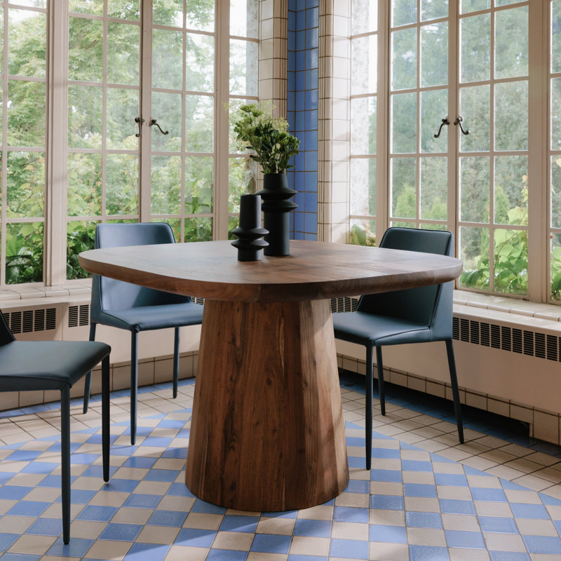 Genie Acacia Solid Wood Dining Table, Natural