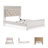 Beamond Upholstered Panel Bed