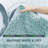Bathroom Rugs, Extra Soft Absorbent Bath Rugs, Non-Slip, Quick Drying, Machine Washable, Plush Comfort for Bathroom Floor, Tub, Shower and Home Decor Accessories, 24x40, Turquoise-719422376-719422371