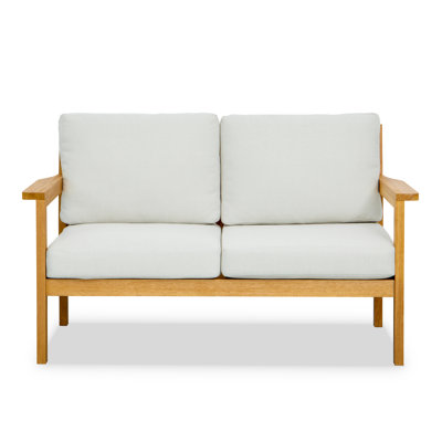 Lanie 53" Eucalyptus Outdoor Loveseat by AllModern