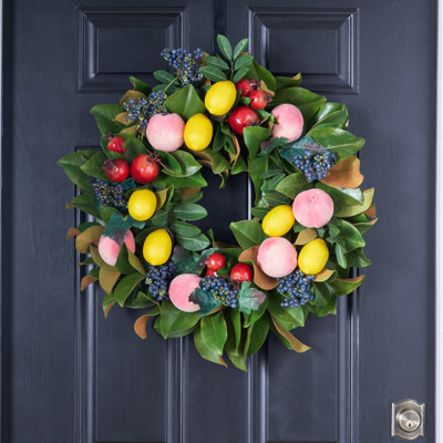 Handcrafted Fresh (Live) Real Touch Greenery Wreath