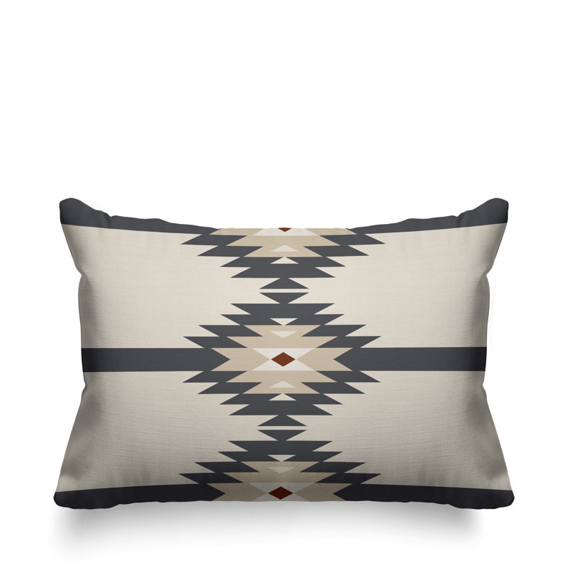 Coussin décoratif intérieur / extérieur Onida Southwestern, Crème