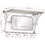 Grands accoudoirs réglables en aluminium argenté Vidaxl-119893055-119893056