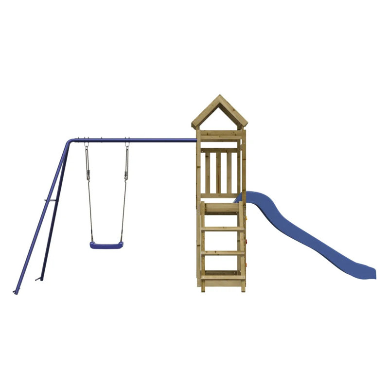 Gatling Freeport Park Swing Set with, Green