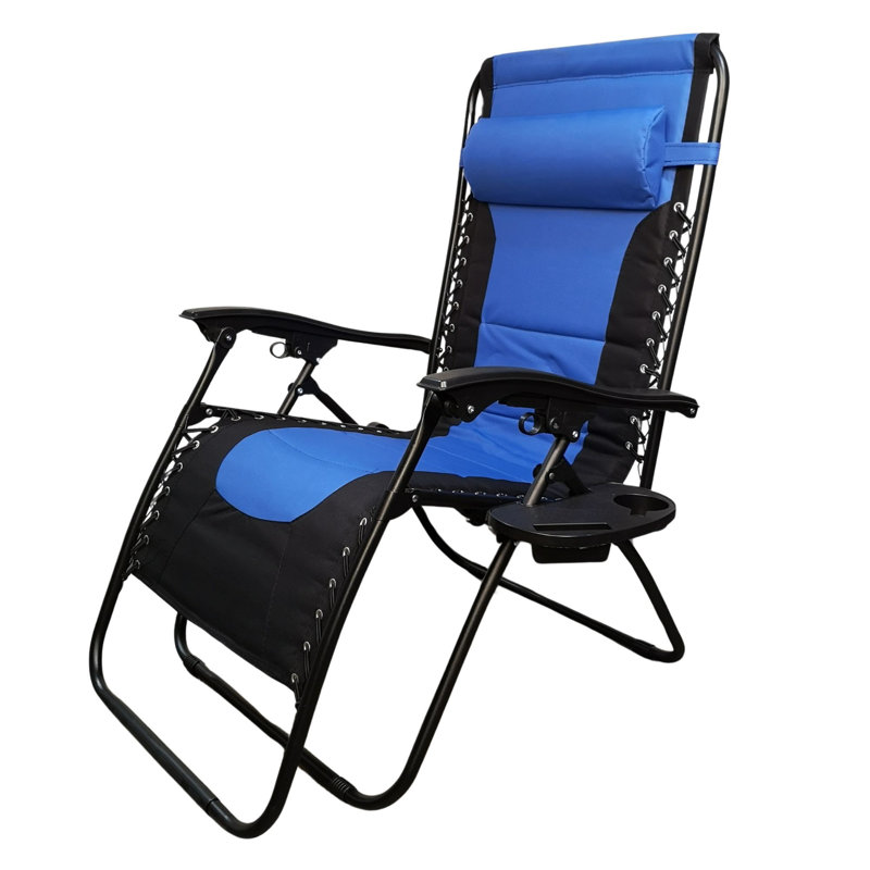 Chaimas Metal Outdoor Lounge Chair