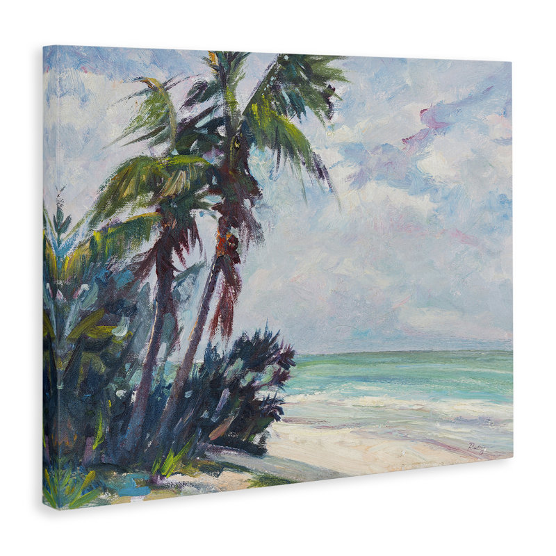 «Palm brossé», art par Richard H. Rodgers, H 30 po x l 40 po