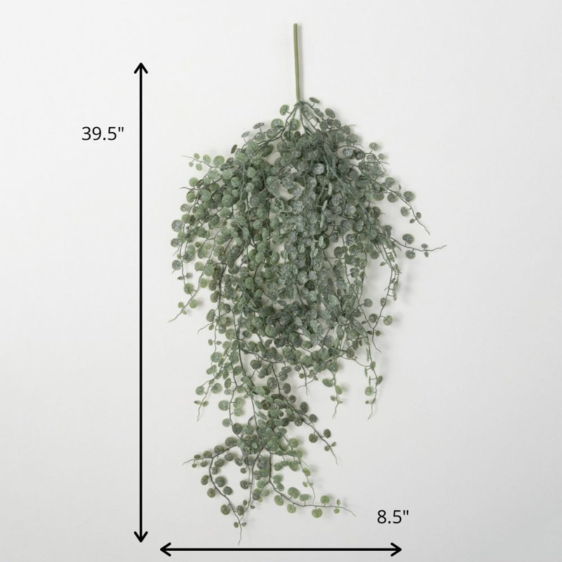 Guisborough Dusty Mini Leaf Arrangement, Gray