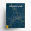 Sherbrooke, carte de la ville, impression-262770873-262771039