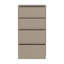 Modern minimalistic chest of drawers with 4 drawers, engineered wood-124889411-124889410