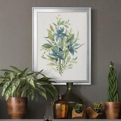 «Greenery I» - Peinture sur toile encadrée
