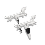 Dachshund Bottle Stopper & Corkscrew Set