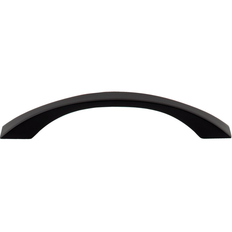 Philip Arch Pull, Matte Black, 3 3/4"